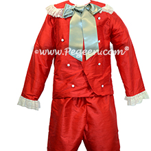 Nutcracker Boy's Style 540 - Ring Bearer set in Red and Green