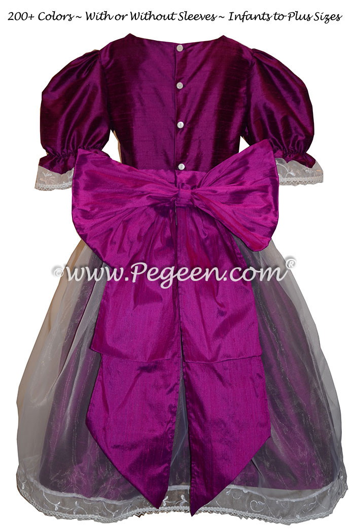 Magenta Nutcracker Party Scene Dress Style 703 by Pegeen