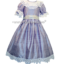 Victorian Lilac and Platinum Gray Clara Nutcracker Party Scene Dress Style 708 by Pegeen