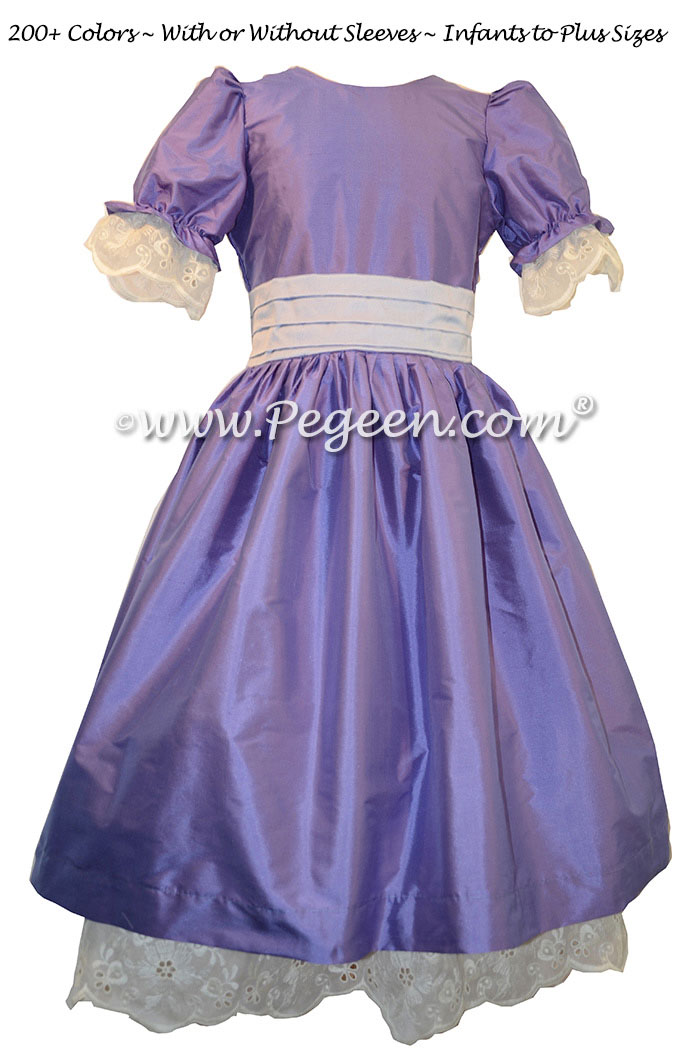 Blueberry and Wisteria Nutcracker Party Scene Dress Style 745 by Pegeen