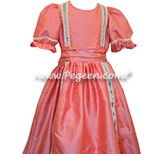 NUTCRACKER PARTY DRESS in Coral Rose