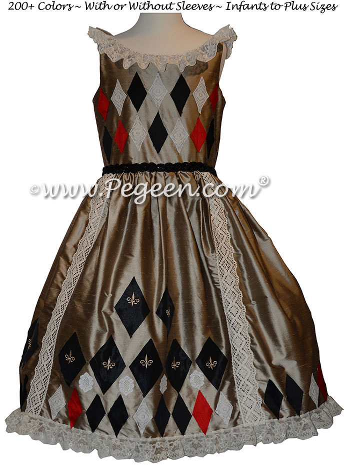 Harlequin Nutcracker Dress Style 782 by Pegeen