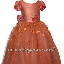 Flower Girl Dress Style 900 - Earth Fairy from the Fairytale  Collection in Autumn Rust