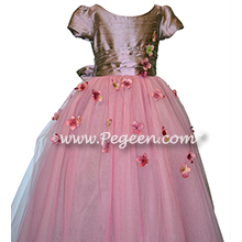 Flower Girl Dress Style 900 - Earth Fairy from the Fairytale  Collection in Canyon Pink