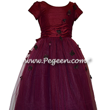 Flower Girl Dress Style 900 - Earth Fairy from the Fairytale Collection in Eggplant