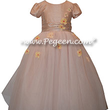 Flower Girl Dress Style 900 - Earth Fairy from the Fairytale Collection in Peach