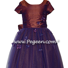 Flower Girl Dress Style 900 - Earth Fairy from the Fairytale Collection in Raisin (Copper Purple)
