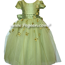 Flower Girl Dress Style 900 - Earth Fairy from the Fairytale  Collection in Sage Green