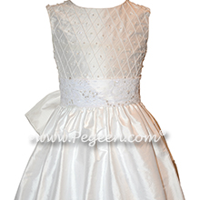 Antique White First Communion Dress Style 984