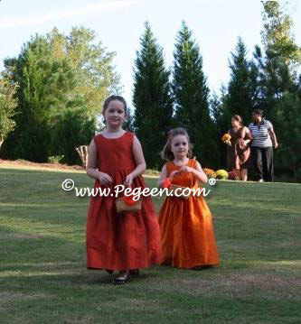 Adorable Jocelyn Flower Girl Dress Available in Rust Terracotta Color –  Nicolette's Couture