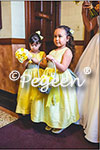 Flower Girl Dresses in Saffron Yellow and Silver Gray