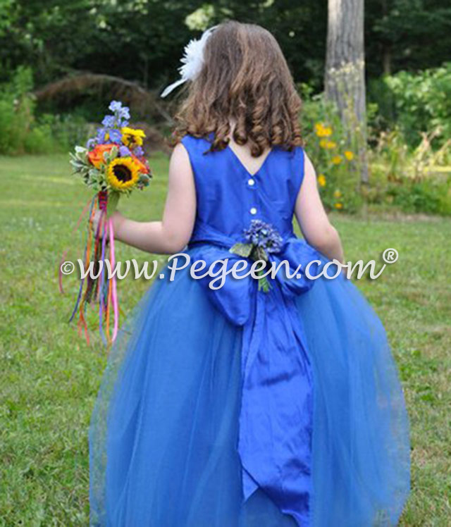 Malibu blue on sale flower girl dresses