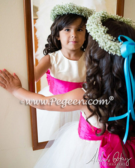 Silk and Organza Flower Girl Dresses - Pegeen Classic Style 394