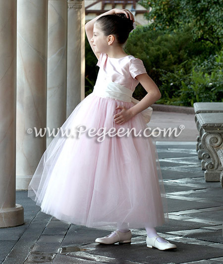 Custom Flower Girl Dresses for Disney Photo Shoot - Pegeen Couture Style 402