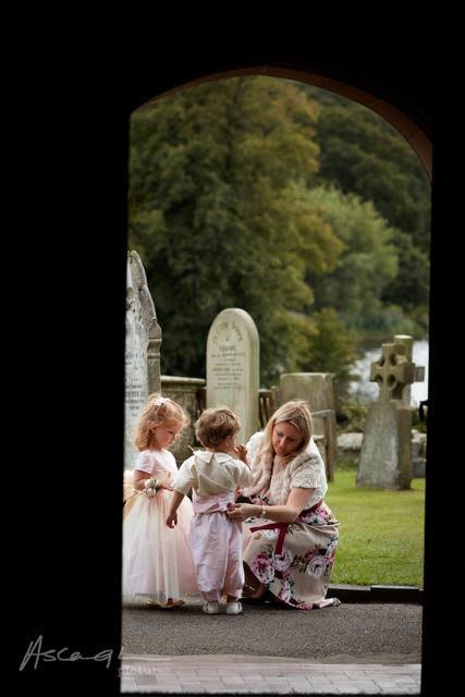 Bisque and Peony Silk Flower Girl Dresses