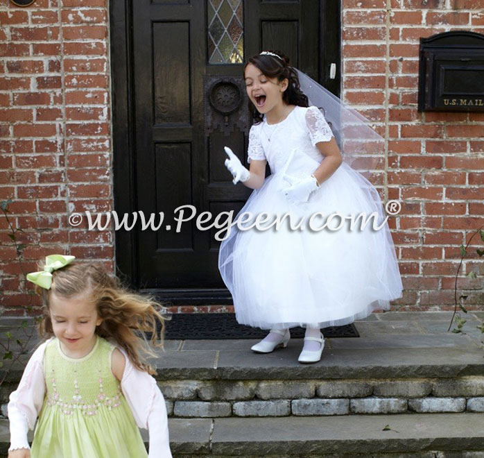 White First Communion Dresses or Flower girl dresses