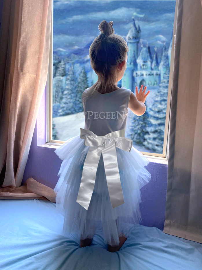 Tulle budget flower girl dress Style 1102 Under $100