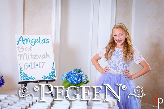 Bat Mitzvah Dress in Periwinkle Style 930 Event of the Month