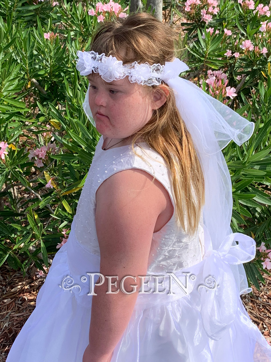 Plus Size First Communion or Flower Girl Dress of the Month - August 2019