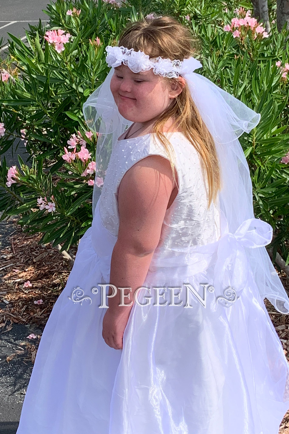 Plus Size First Communion or Flower Girl Dress of the Month - August 2019