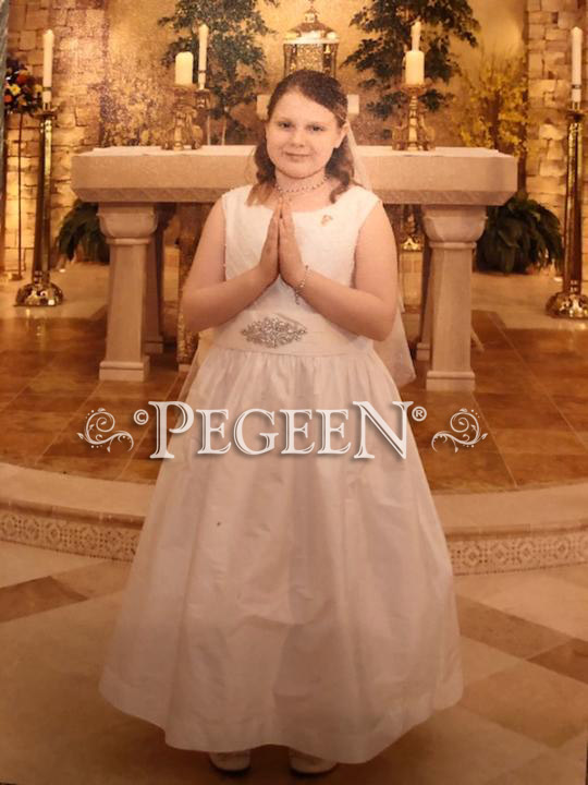 Plus size 2025 communion dresses