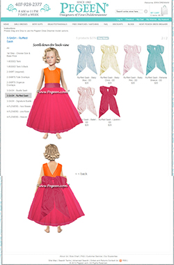 Use our Pegeen Dress Dreamer to create your garments