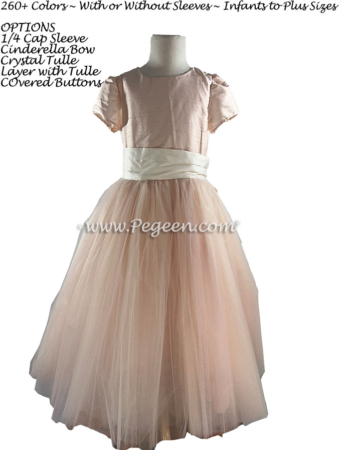 Crystal Pink Silk and Tulle Style 402