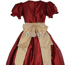 Claret Red and Pure Gold Nutcracker Costume Style 701