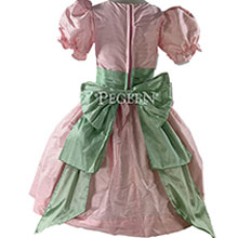 701 Hibiscus Pink with Seaside Green Sash