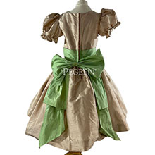 701 Nutcracker Costume in Toffee with Green Tea Silk