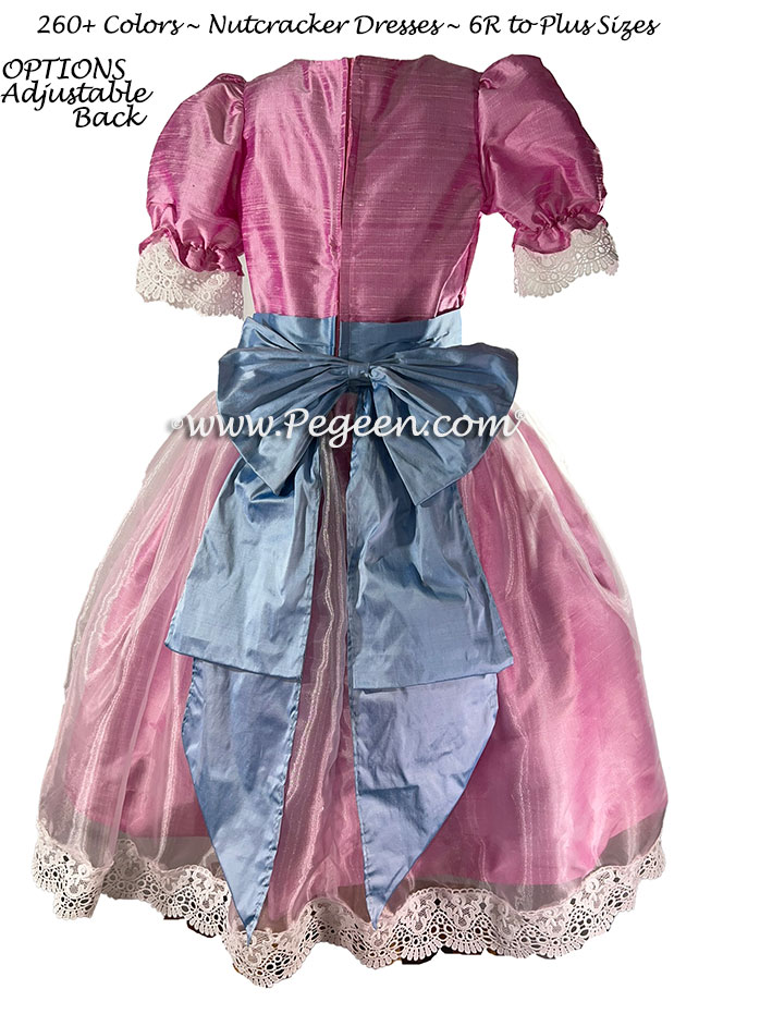 Style 703 Nutcracker Costume in Rose and Skyblue