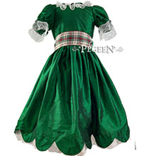 Nutcracker Party Scene Dress Style 724 in Emerald Green