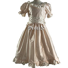 Pale Pink Silk Flower Girl Dress used for the Nutcracker