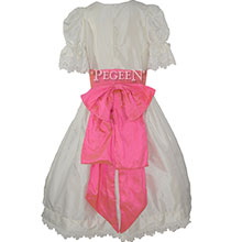 Nutcracker Costume 745 White with Barbie Pink Bustle