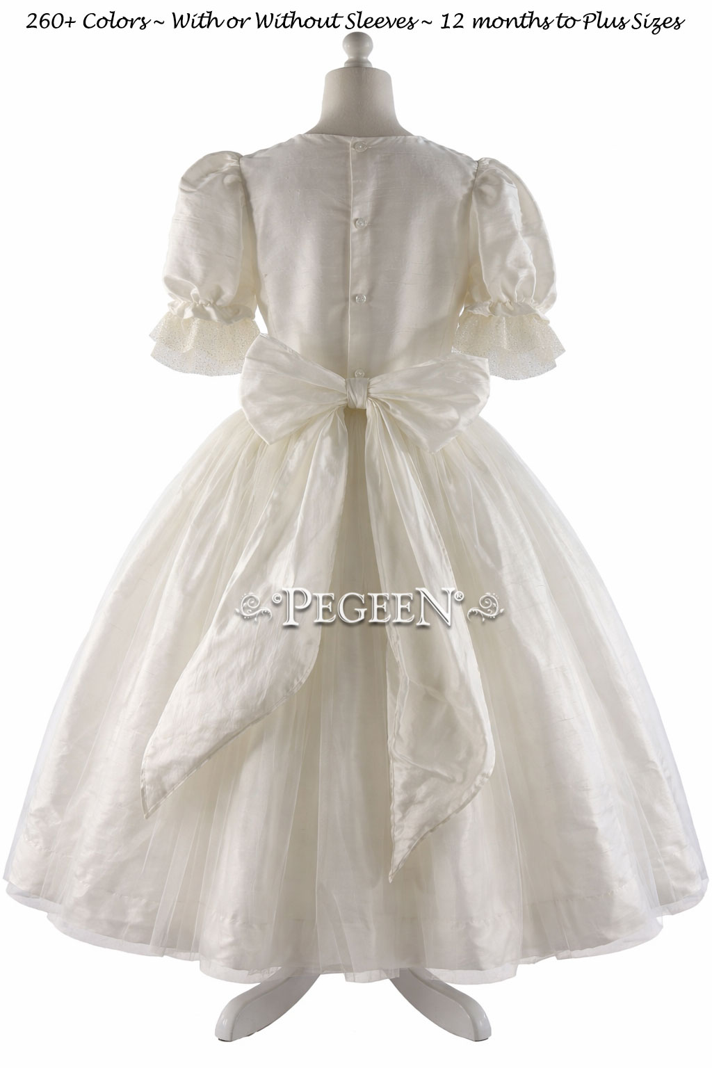 First Communion Dress Style 325 by Pegeen Heavenly White Collection