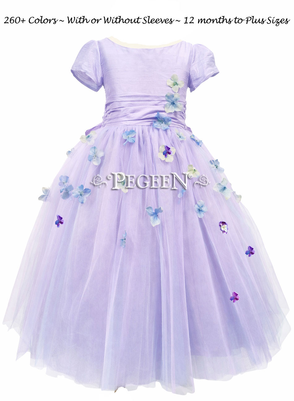 Flower Girl Dress Style 911 - Earth Fairy from the Fairytale Collection in Lilac | Pegeen