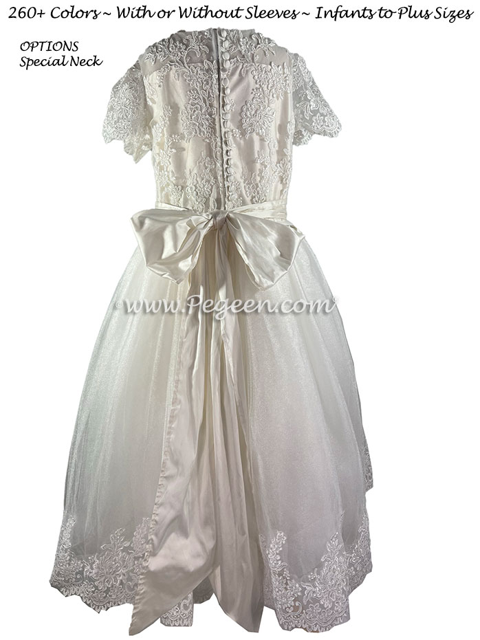 White First Holy Communion Dress Style 978 | Pegeen