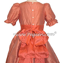 Melon and Sunset Silk Nutcracker Dress or Costume