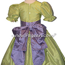 Sprite and Periwinkle Silk Nutcracker Dress or Costume