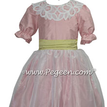 Pink and Green Silk Nutcracker Dress or Costume