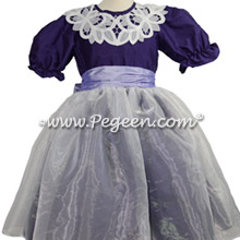 Royal Purple and Lilac Silk Nutcracker Dress or Costume