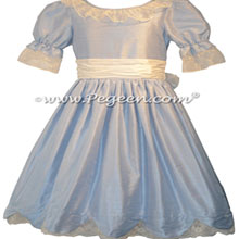 Baby Blue Silk Nutcracker Dress or Costume or Party Scene Dress