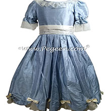 Cloud Blue Silk Nutcracker Dress or Costume or Party Scene Dress