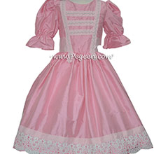 Bubble Gum Silk & Lace Nutcracker Dress or Costume