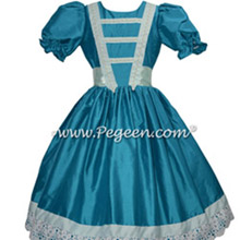 Ocean Blue Silk Nutcracker Dress or Costume