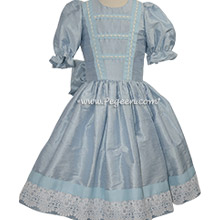 Steele Blue Silk Nutcracker Dress or Costume