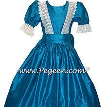Capris Blue Silk Nutcracker Dress or Costume