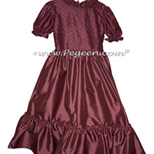 Burgundy Mothers Nutcracker Dress or Costume for the Party Scene