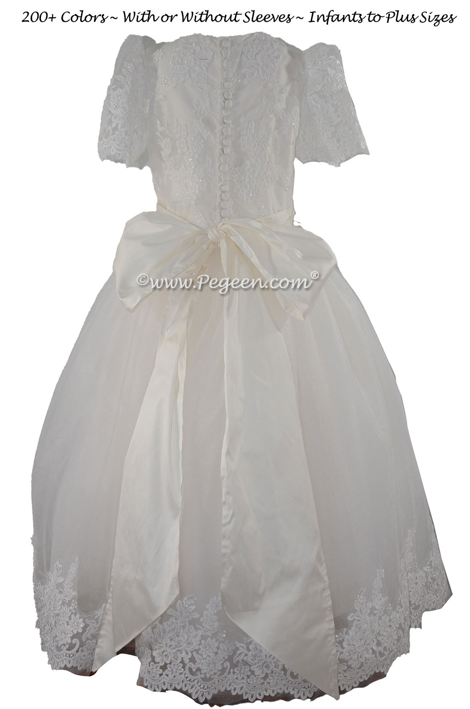 White First Holy Communion Dress Style 978 | Pegeen