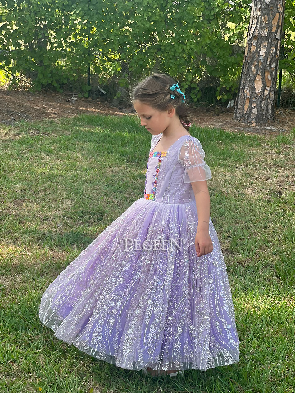 Disney Inspired Princess Special Day Dress by Pegeen - Rapunzel Dress